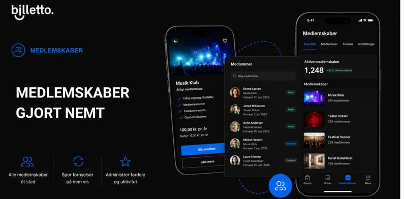 Billetto memberships