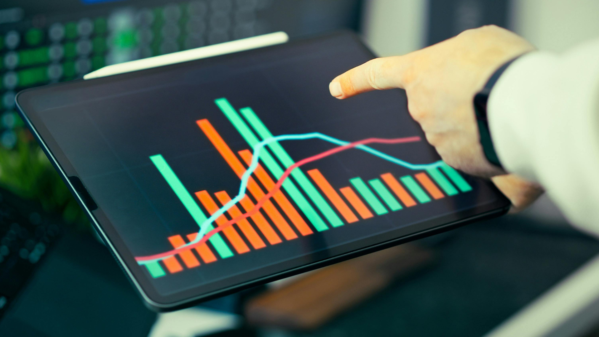 Different graph on a tablet