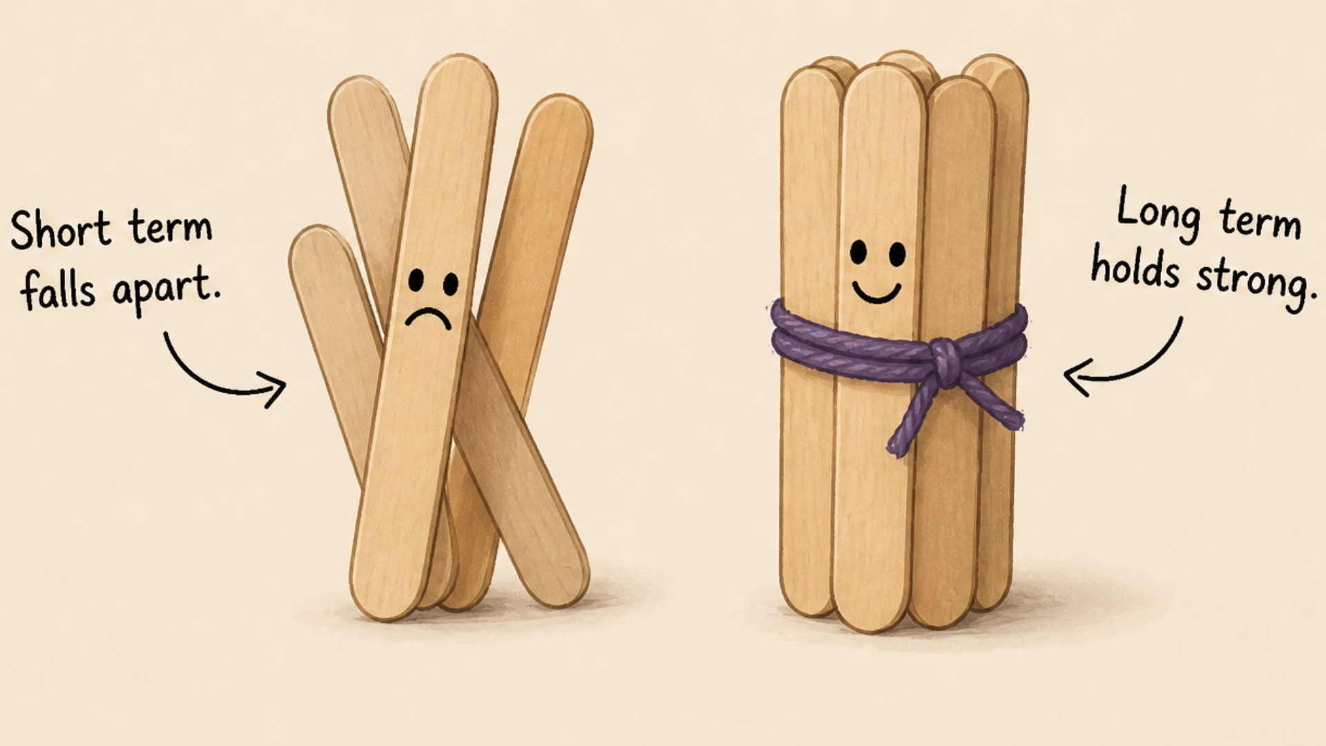 Happy sticks