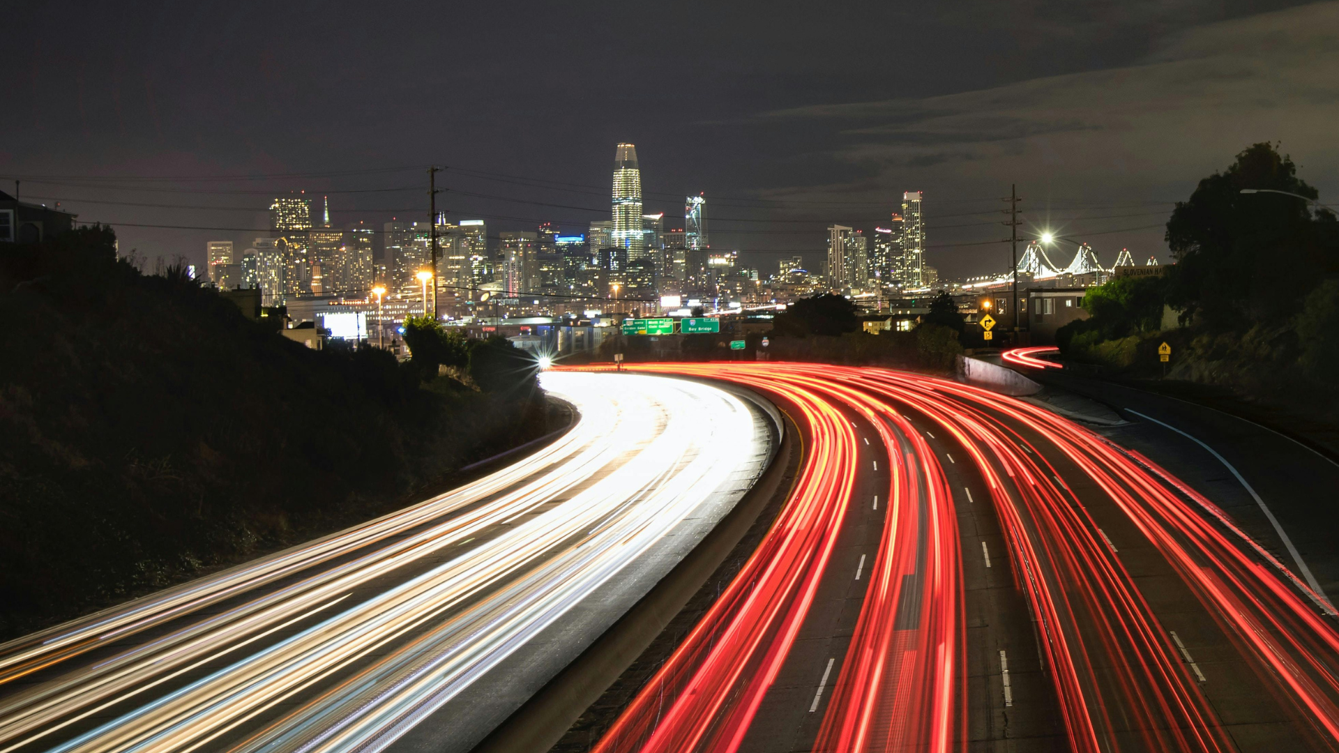 Cars going back and forth