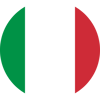 Italiens flag fladt og rundt