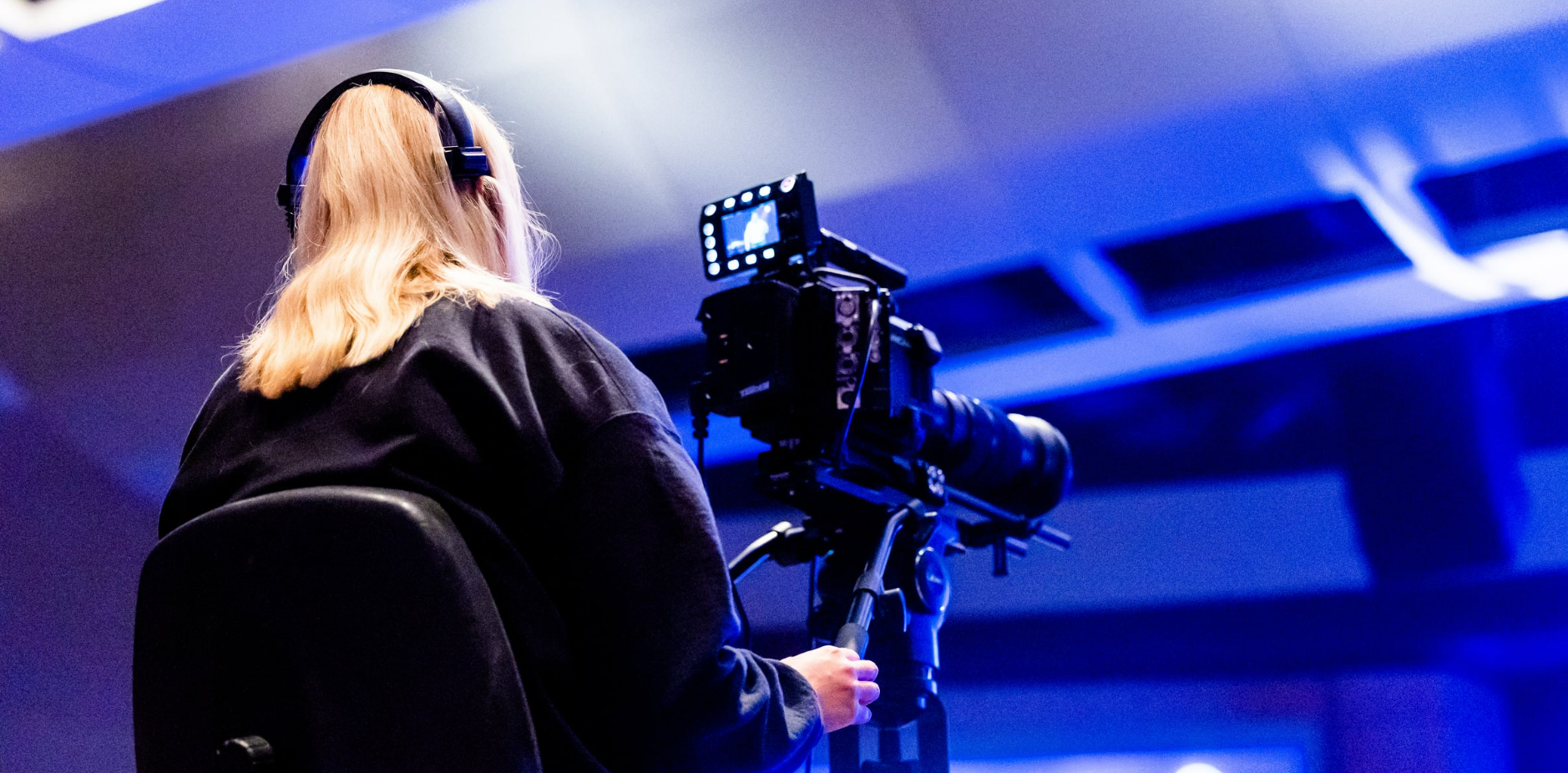 Woman with camera