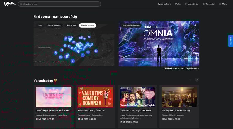 Billetto Geo Heatmap