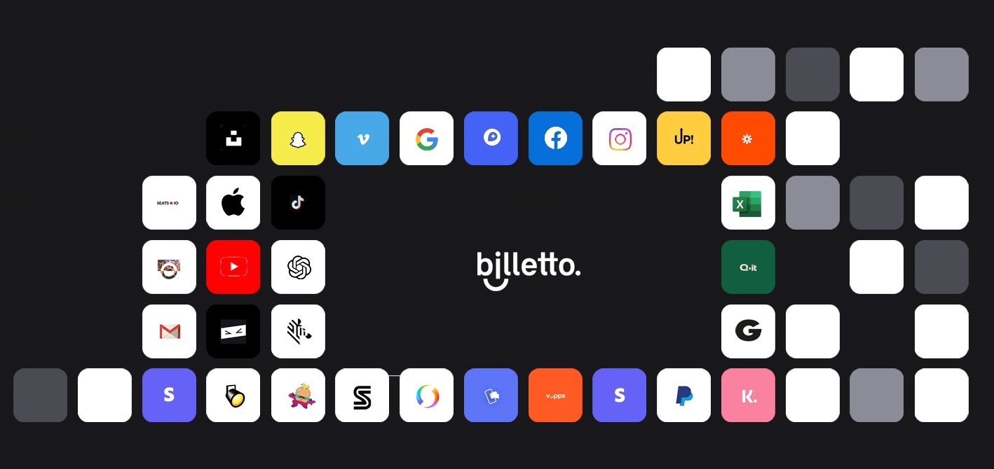 Alle Softwares und Tools, die Sie in Billetto integrieren können
